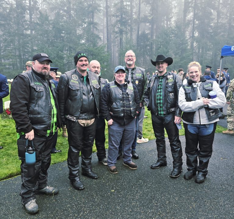 Group of people in motorcycle gear